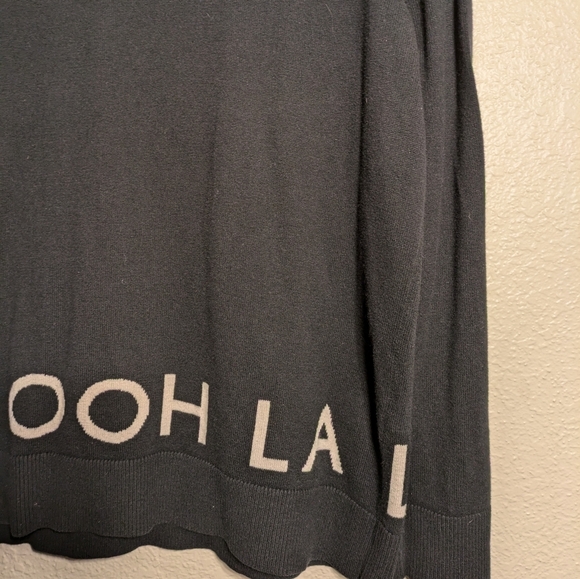 Broome Street Gray Crewneck Sweater with OOH LA Print Size Medium - Picture 3 of 5